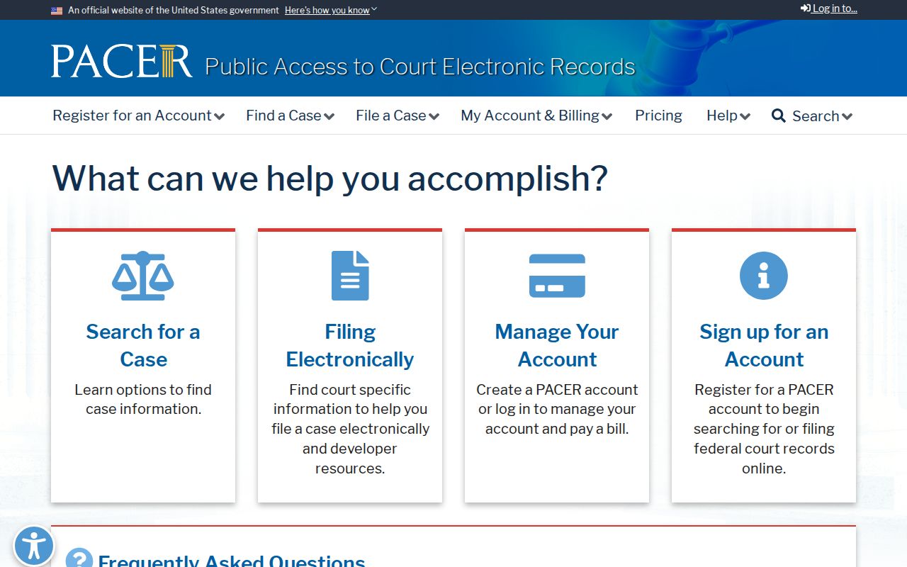 PACER federal court record search for Bogart-related cases