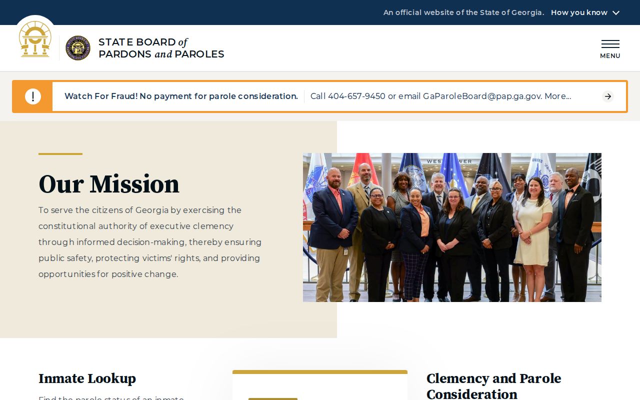 Georgia State Board of Pardons and Paroles information for Watkinsville records
